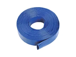 Manga plana reforzada azul